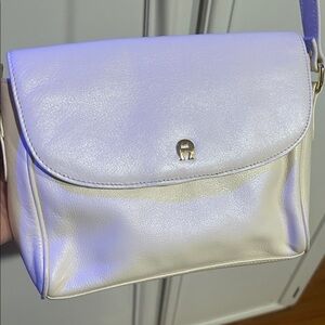 Vintage Etienne Aigner Cream Crossbody Bag